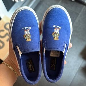 Polo by Ralph Lauren Blue Kids Dress Shoes